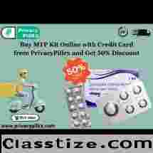 Buy MTP Kit Online with Credit Card from PrivacyPillrx and Get 50% Discount