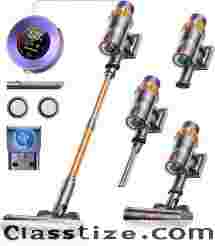 Cordless Vacuum Cleaner, 550W 45KPA 60Mins Cordless Stick 