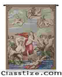 Galathea Italian Tapestry – Elegant Mythological Wall Art