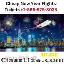 Cheap New Year Flight Tickets Available +1-866-579-8033