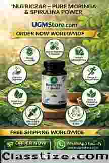 Boost Energy Naturally – Moringa & Spirulina Capsules | Worldwide Free Delivery