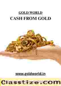 Get instant cash for gold at GOLD WORLD