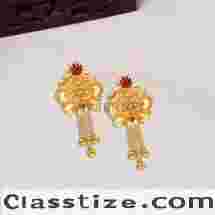 Ladies 14k Gold Earrings Trader