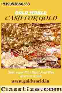 If you want instant cash for your old gold than sell your gold to the GOLDWORLD.