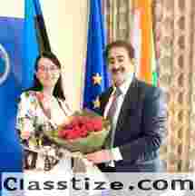 Sandeep Marwah Meets Ambassador of Estonia to Advance Art and Cultural Cooperation