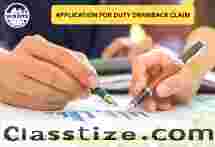 Application For Duty Drawback Claim