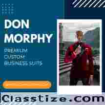 Top Premium Custom Business Suits Online | Don Morphy