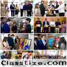 World Art Day Celebrated with Grand Exhibition and Book Launch at AAFT School of Fine Arts