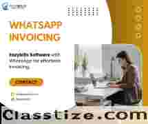 Explaining the steps to choose WhatsApp as the delivery method for your invoices within Eazybills