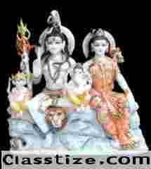Buy Shiv Parvati Marble Murti in Kannur, Kerala from Manufacturers & Suppliers | MarbleMurtiJaipur