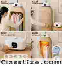 Electric Fast-Drying Machine with Adjustable Timer & Hassle-Free Setup Low Noise, Energy Saving, For Apartment, RV, Travel, Small Spaces Heat Warmer For Baby & Light Clothes (Big)