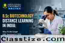 Power Your Future with BSc Biotechnology Distance Learning