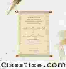 Elegant Scroll Wedding Invitations | Custom Scroll Cards & Boxes