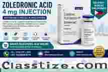 Zoledronic Acid 4 mg Inj. with Worldwide Shipping