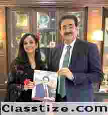 Renowned Laughter Yoga Master Piya Uppal from Canada Visits Marwah Studios