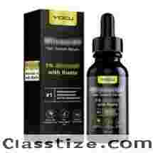 Hair Growth Serum tames rough hair for lasting smoothness, stimulates natural hair growth, restores sleek & lustrous hair texture.