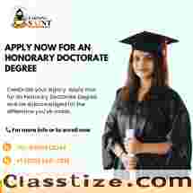 Apply Now for an Honorary Doctorate Degree – Recognize Your Life Achievements