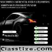 Self Drive Car in Rental Jalandhar Punjab 9646476387