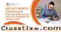 CA Net Worth Certificate Service by Taxcellent
