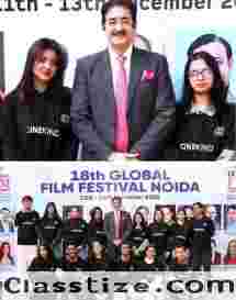 AAFT Students Lead Promotion of First-Ever National Award “CINEKIND” at 18th Global Film Festival Noida