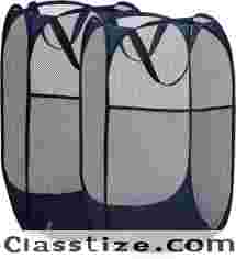 Handy Laundry Collapsible Mesh Pop Up Hamper with Wide Opening and Side Pocket Review