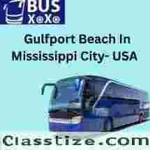    Gulfport Beach In Mississippi City- USA