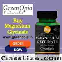 Buy GreenOpia Magnesium Glycinate & Zinc is Essential for Stress Relief, Sleep