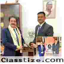 Dr. Sandeep Marwah Honoured by Gandhi Smriti & Darshan Samiti at Rajghat