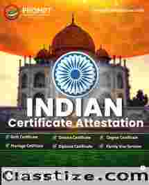 Indian Certificate Attestation in Dubai