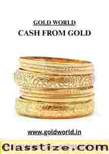 Get instant cash for gold at GOLD WORLD