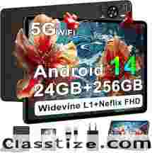 Tablet 11 inch, 2025 Android 14 Tablet with 24GB RAM 256GB ROM