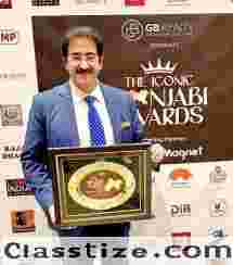 Sandeep Marwah Honored with Iconic Punjabi Award at Grand Ceremony in Dubai
