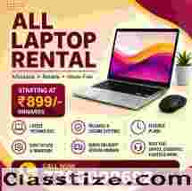 laptop on rent at Rs 899/- Mumbai, Vashi, Belapur, Navimumbai