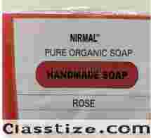 Pure Organic Handmade Rose Soap