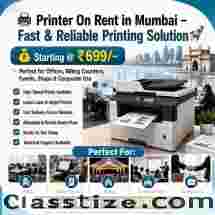 rental on printer price =699