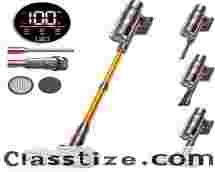 Cordless Vacuum Cleaner, 45Kpa 550W 60Mins Vacuum Cleaners