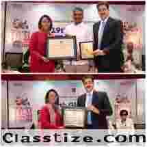 Seychelles High Commissioner Presented with Hindi Cinema Samman Patronship at 19th Global Film Festival Noida
