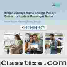 British Airways Name Change | Call +1-855-869-7071