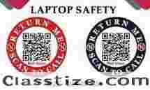 QR Sticker For Laptop safety