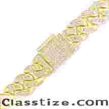 14 Karat Gold Cuban Link Chain | Men’s diamond earrings | Exotic Diamonds