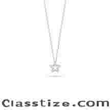 Roberto Coin 18Kt Gold Star Pendant with Diamonds