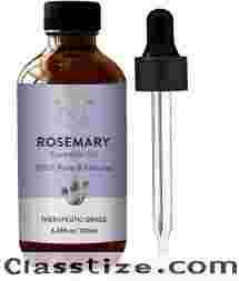 Rosemary Oil for Hair Growth | 100% Pure and Natural Rosemary Essential Oil | for Lotion Diffuser Relaxation Skin & Hair