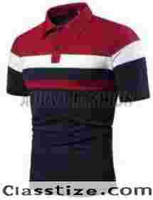 Cotton Blend Party Wear Polo T Shirt Manufacturer for Stylish Men's Fashion