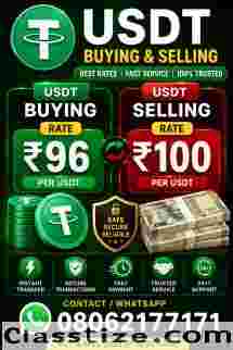 USDT Crypto Buying and Selling services