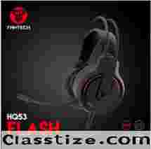 FANTECH HQ53 FLASH LIGHTWEIGHT RED/WHITE ACCENT LIGHTING GAMING HEADSET