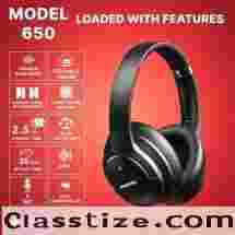Kyptec LifeStyle® 650 ANC Headphones with Wireless & AUX Listening for Everyday Audio Versatility