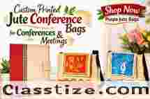 Jute Conference Bags for Conferences and Meetings