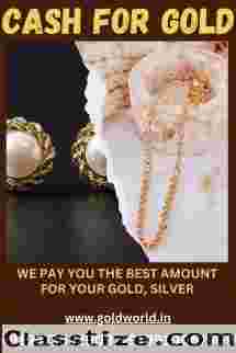 If you want instant cash for your old gold than sell your gold to the GOLDWORLD.