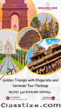 Indian Golden Triangle Tour Package with Khajuraho & Varanasi Tour