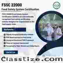ISO 22000 Certification for food safety in Gurugram